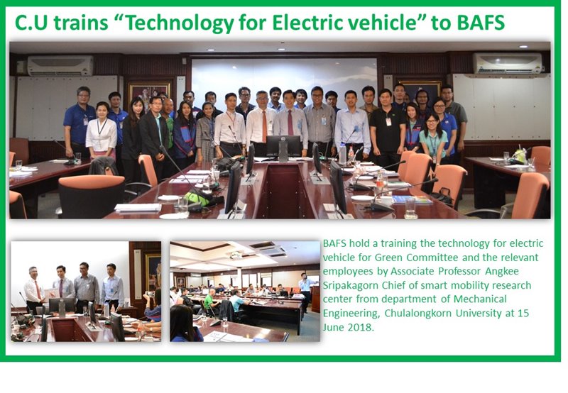 C.U trains "Technology for Electric vehicle" to BAFS