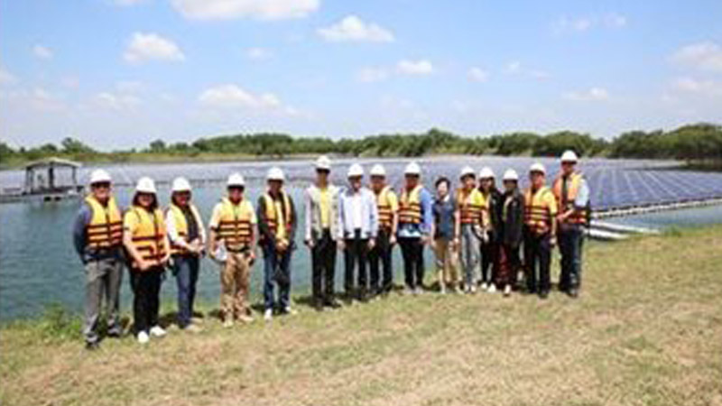 BAFS visited Floating Solar Farm